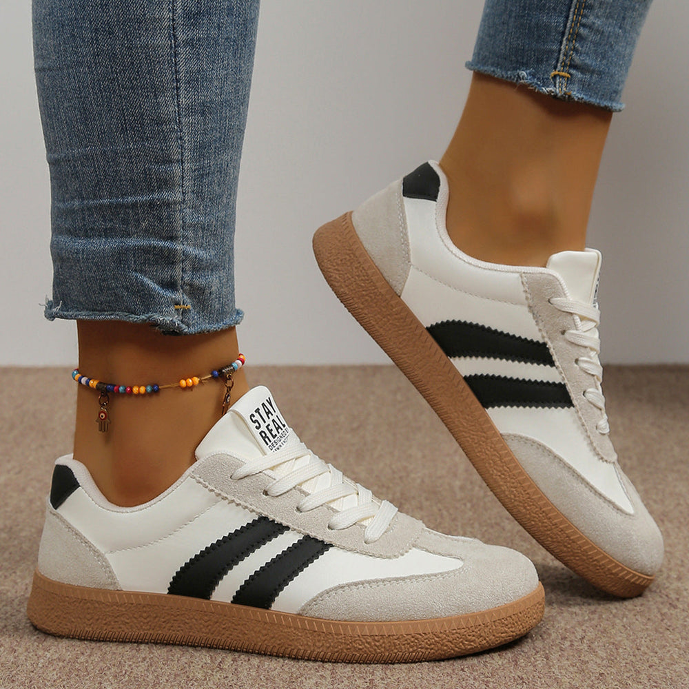 Melisande | Women's White Trainers Cushioned