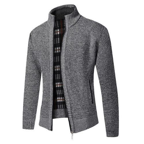 Merrick | Men's Knitted Zip Up Cardigan