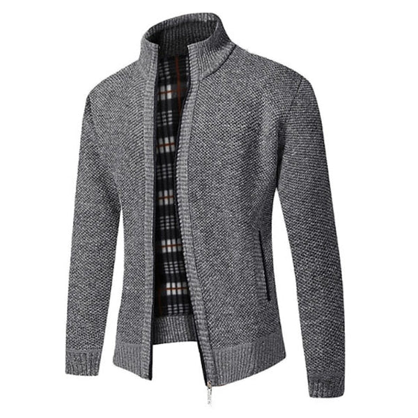 Merrick | Men's Knitted Zip Up Cardigan