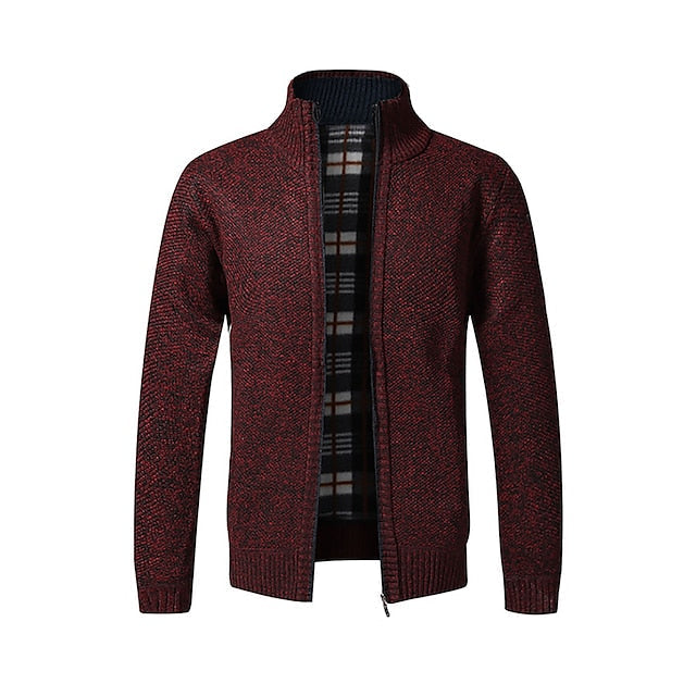 Merrick | Men's Knitted Zip Up Cardigan