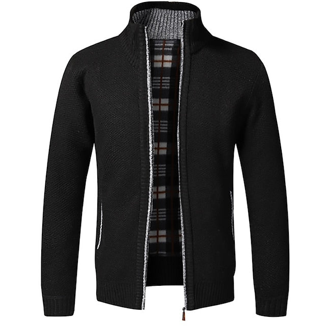 Merrick | Men's Knitted Zip Up Cardigan