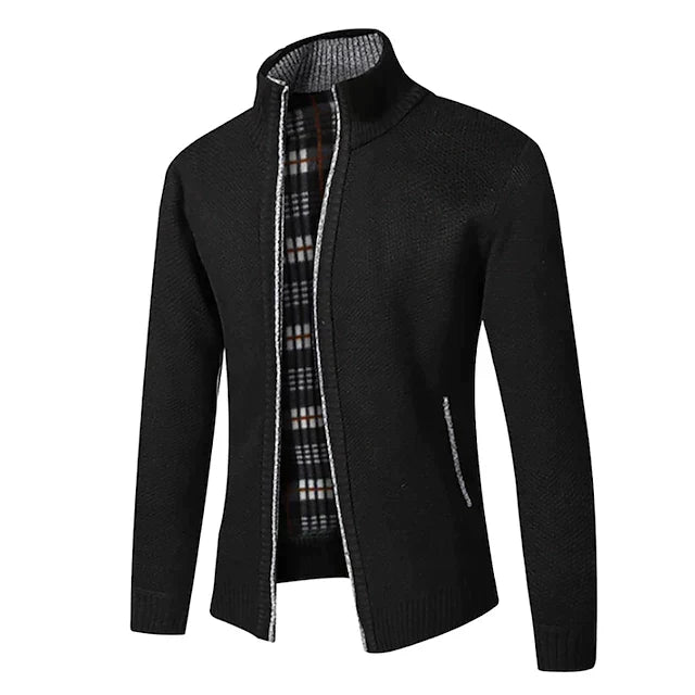 Merrick | Men's Knitted Zip Up Cardigan