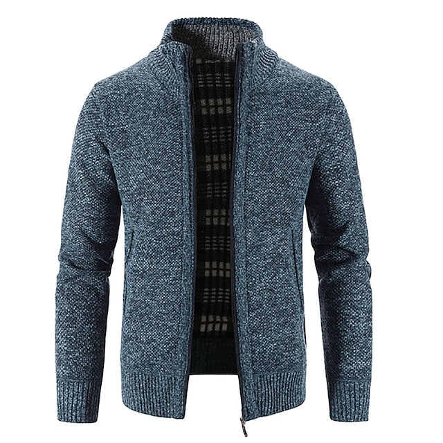 Merrick | Men's Knitted Zip Up Cardigan