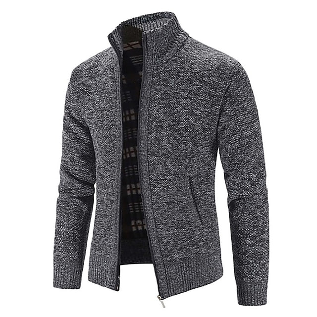 Merrick | Men's Knitted Zip Up Cardigan