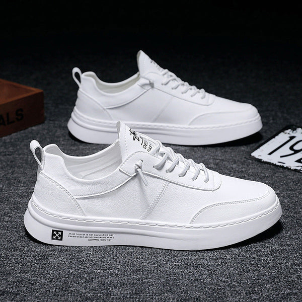 Nathaniel | Men's White Trainers Running