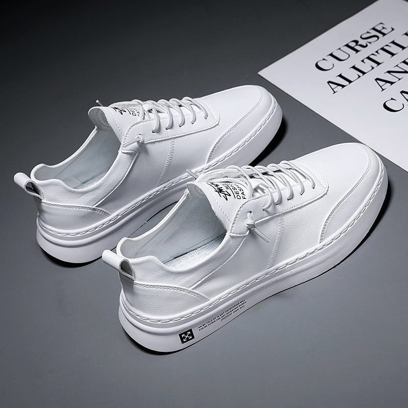 Nathaniel | Men's White Trainers Running