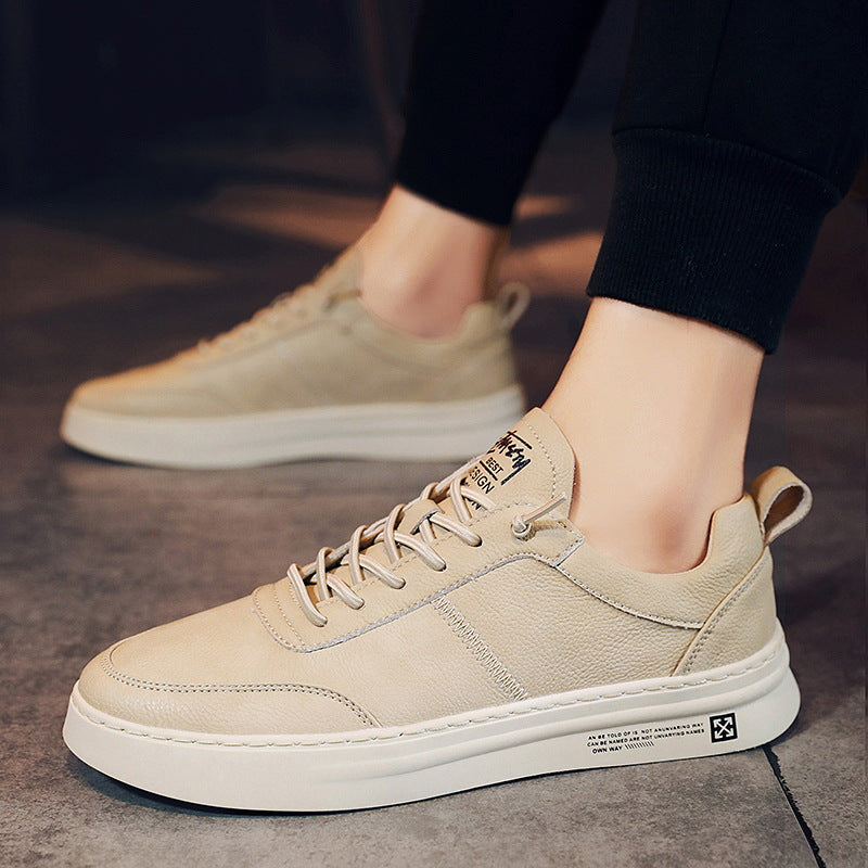 Nathaniel | Men's White Trainers Running