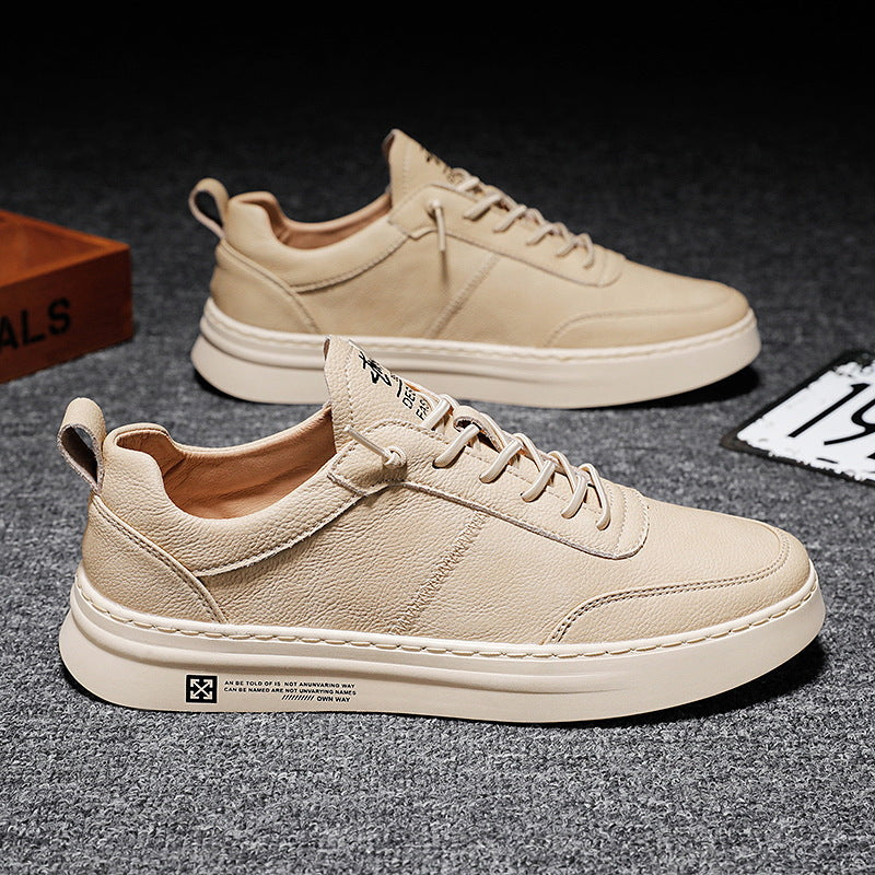 Nathaniel | Men's White Trainers Running