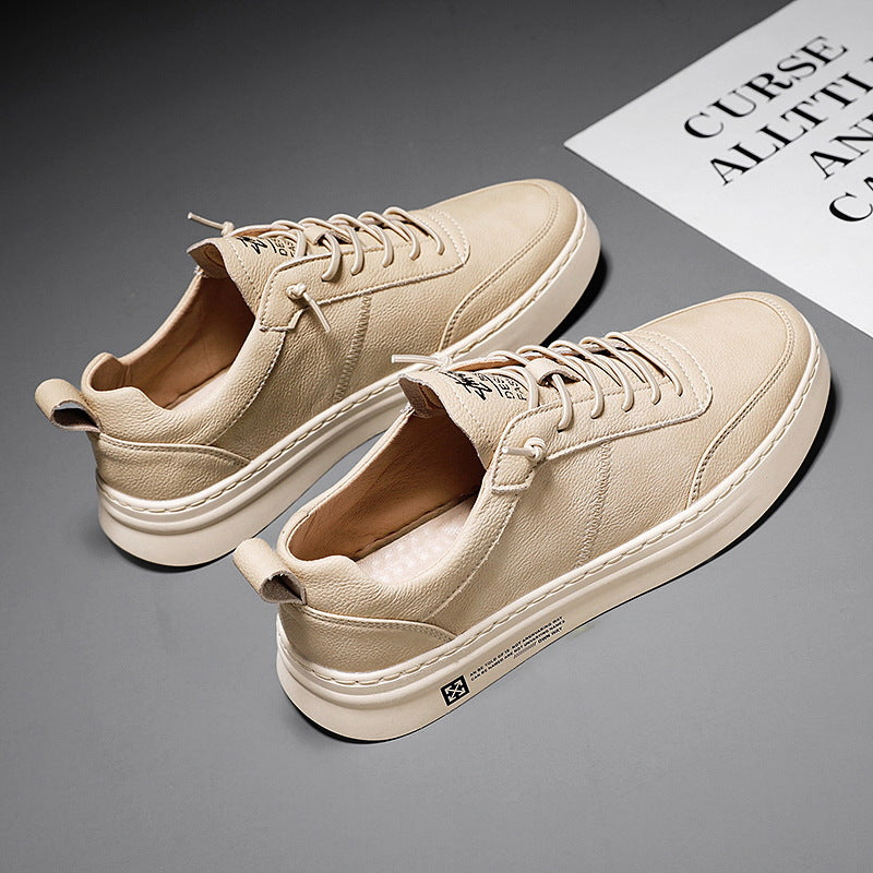 Nathaniel | Men's White Trainers Running