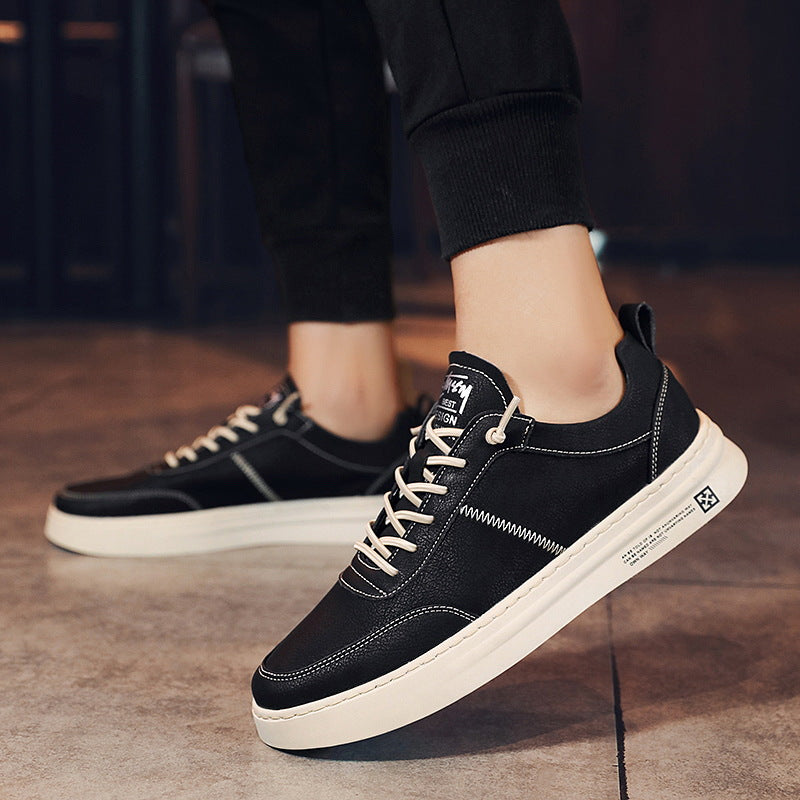 Nathaniel | Men's White Trainers Running