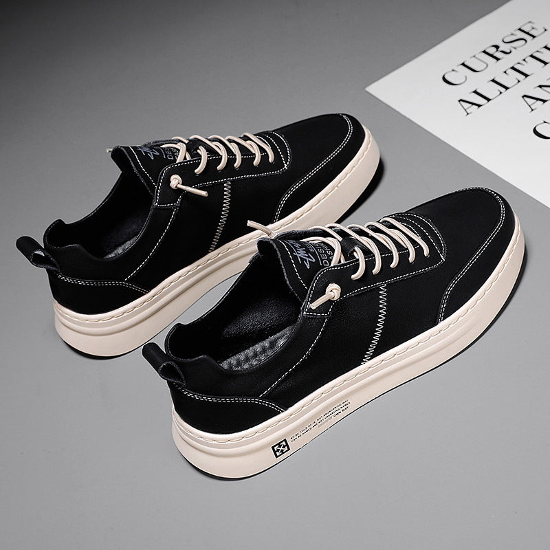 Nathaniel | Men's White Trainers Running