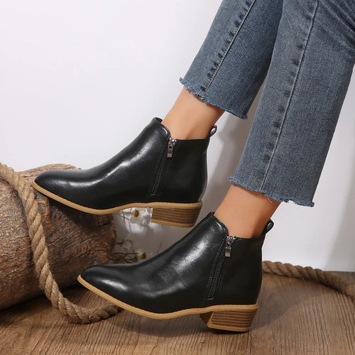 Noelle | Women's Ankle Boots Flat