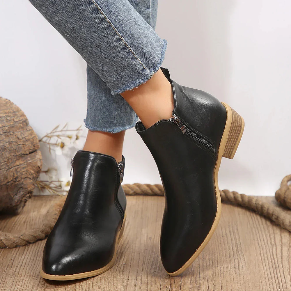 Noelle | Women's Ankle Boots Flat