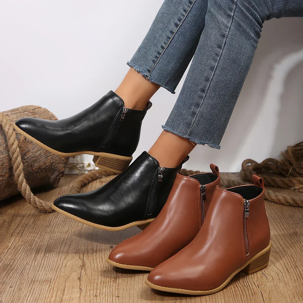 Noelle | Women's Ankle Boots Flat