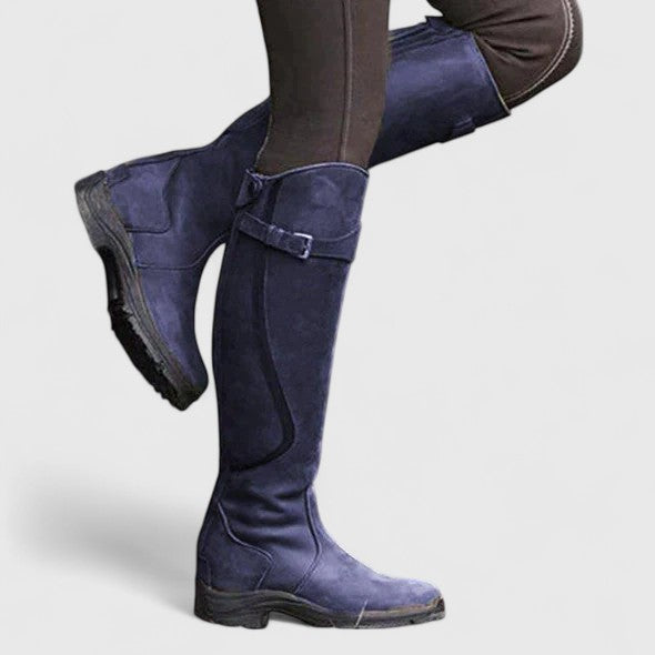 Odette | Women's Buckle Knee High Boots Heeled