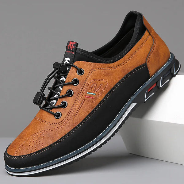Orson | Men's Leather Trainers Shoes White