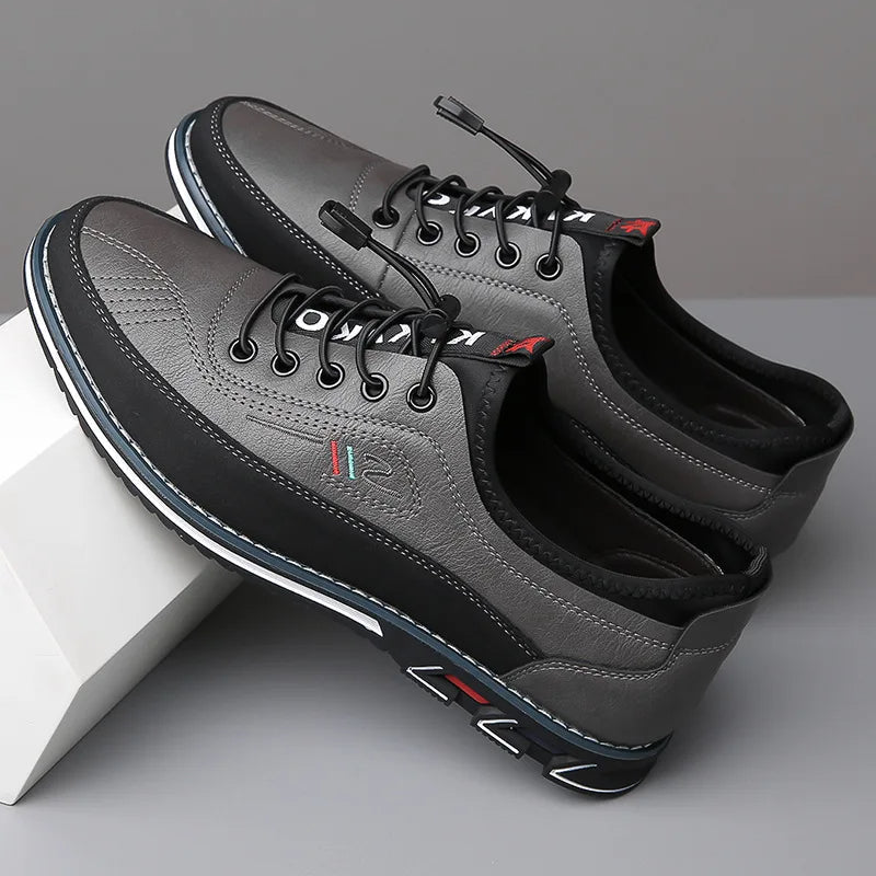 Orson | Men's Leather Trainers Shoes White