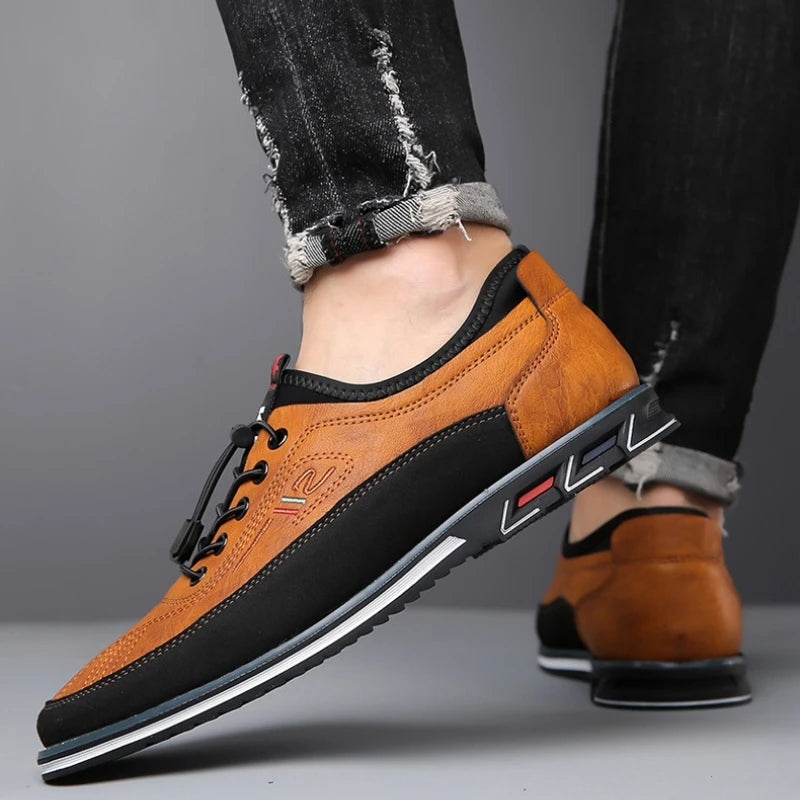 Orson | Men's Leather Trainers Shoes White