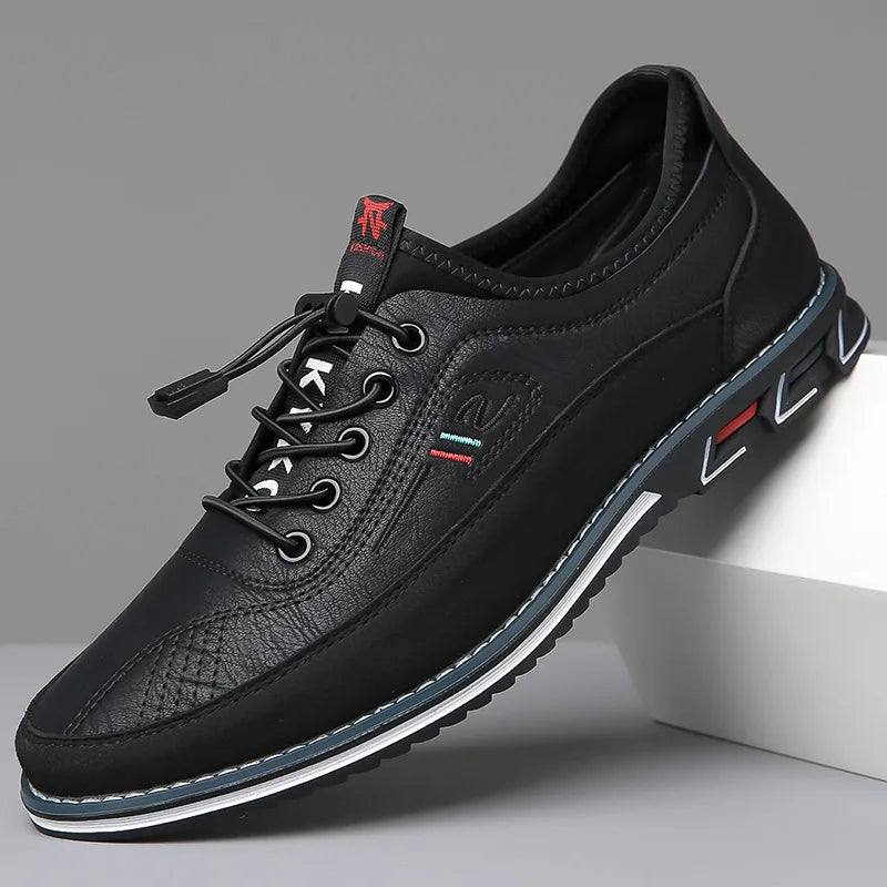 Orson | Men's Leather Trainers Shoes White