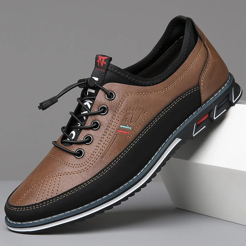 Orson | Men's Leather Trainers Shoes White