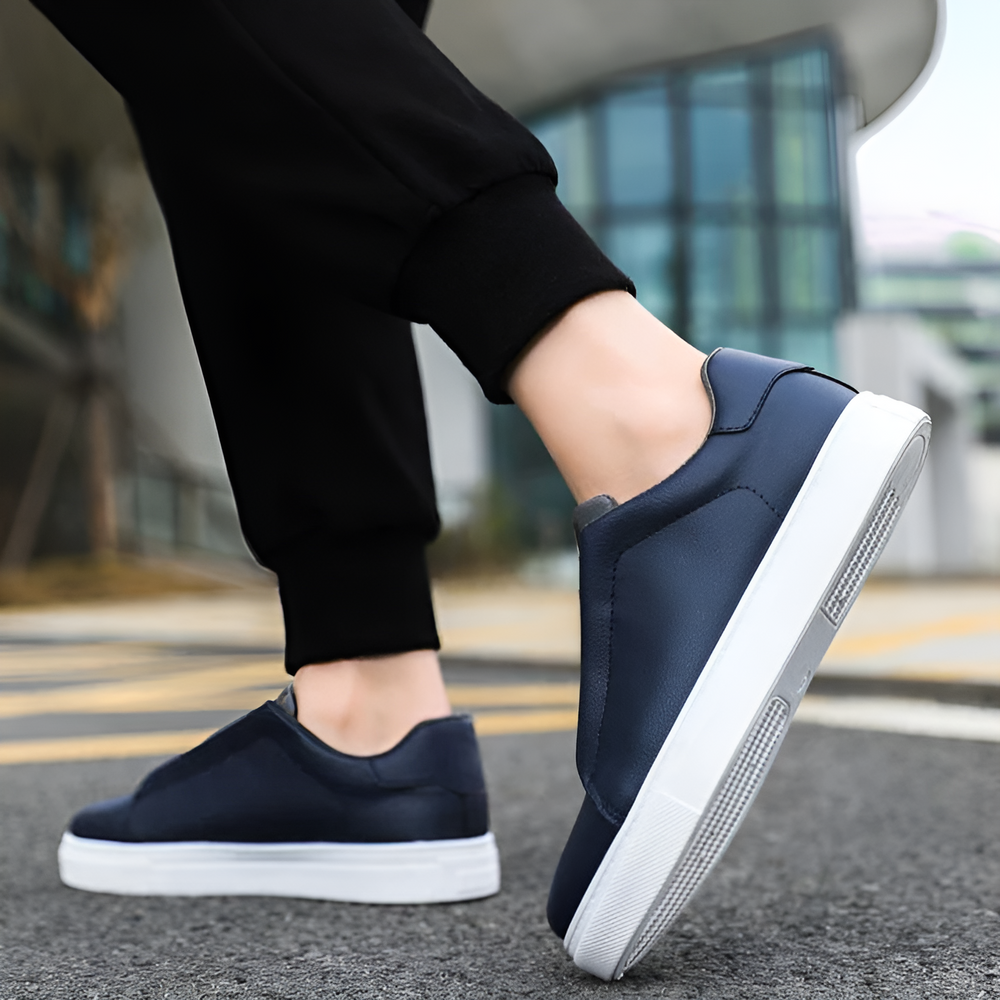 Osric | Men's Leather Trainers Shoes Running