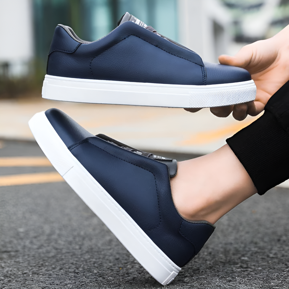 Osric | Men's Leather Trainers Shoes Running