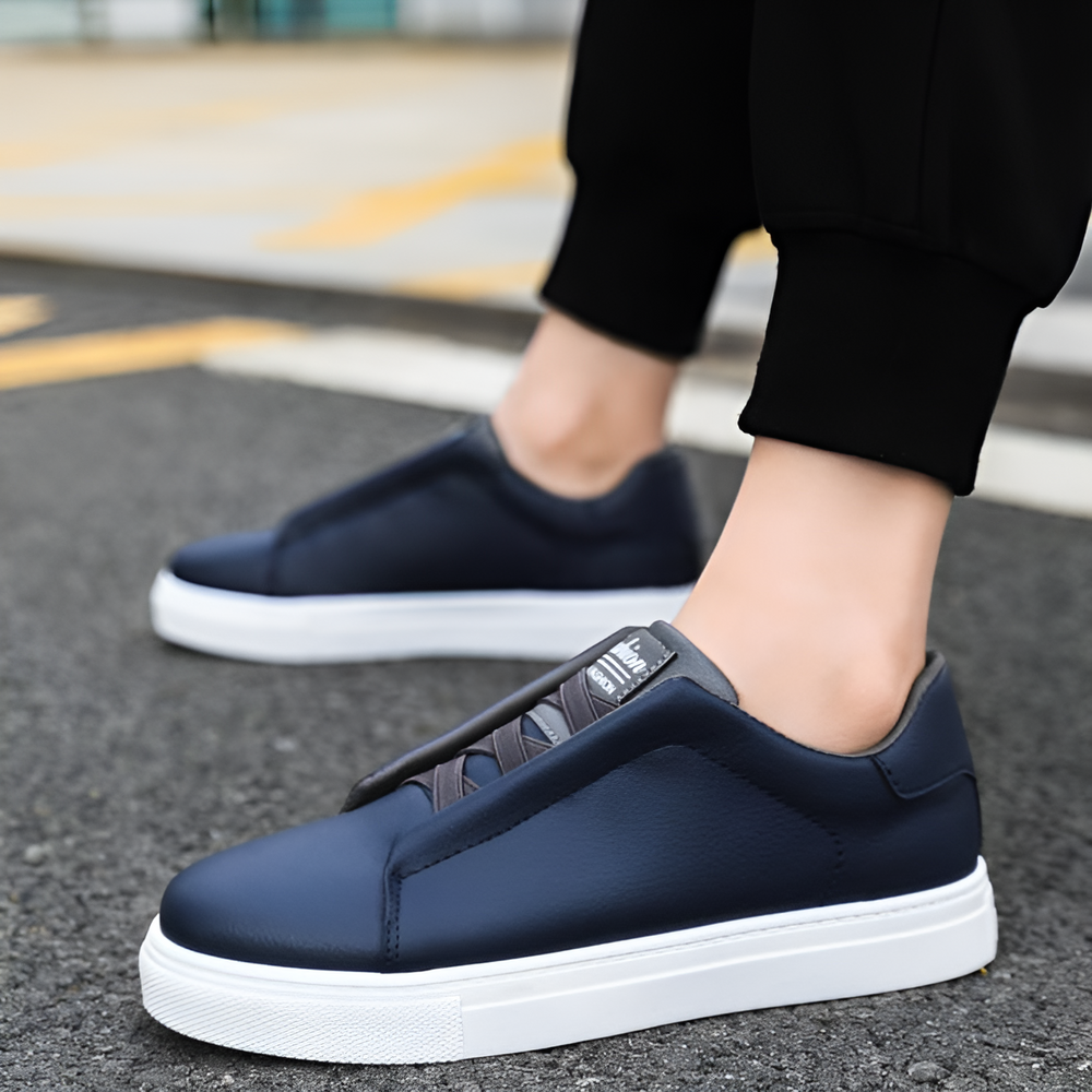 Osric | Men's Leather Trainers Shoes Running