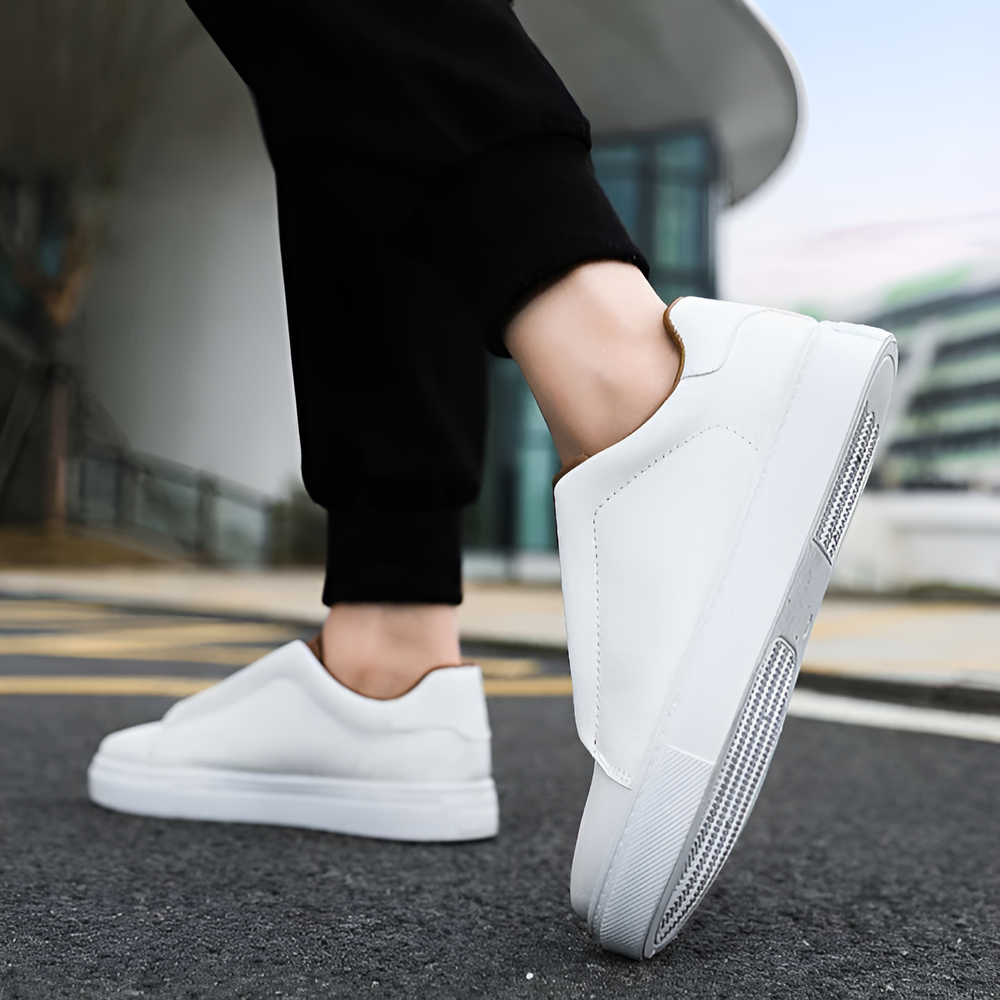 Osric | Men's Leather Trainers Shoes Running