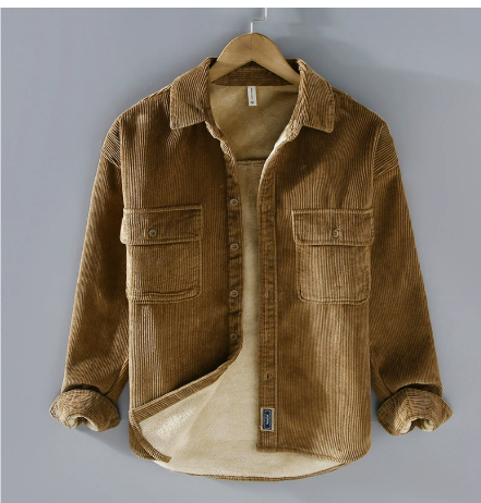Percival | Men's Corduroy Jacket Fleece Bomber