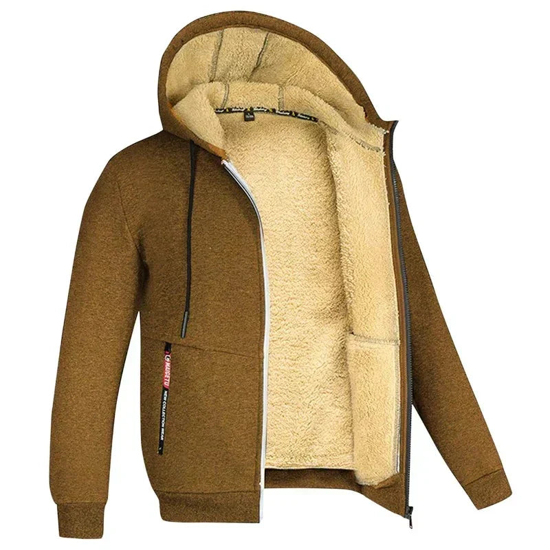 Porter | Men's Hooded Fleece Jacket Sherpa