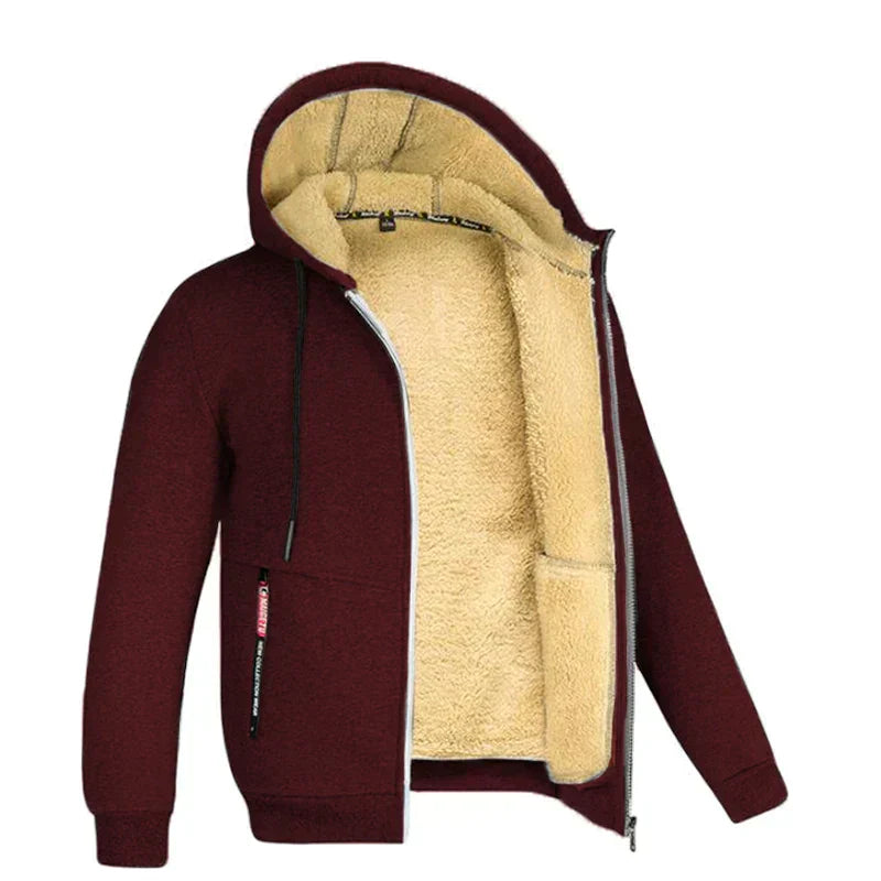 Porter | Men's Hooded Fleece Jacket Sherpa