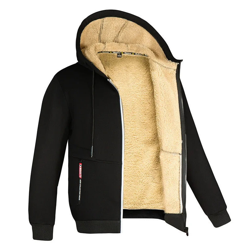 Porter | Men's Hooded Fleece Jacket Sherpa
