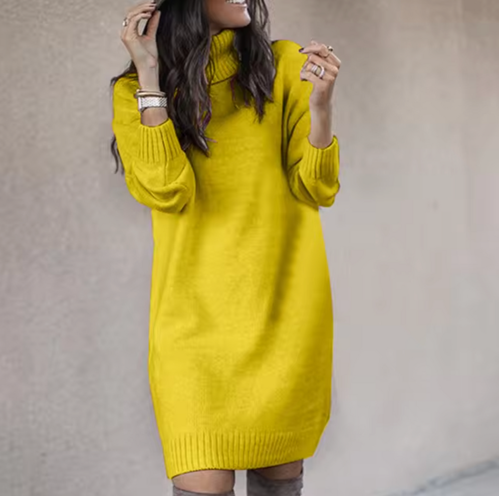 Primrose | Women's Midi Jumper Dress Knitted