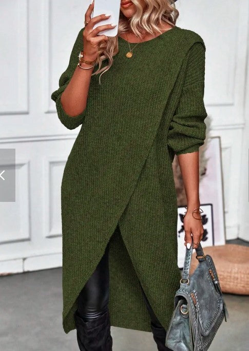 Ramona | Women's Knitted Jumper Dress Long