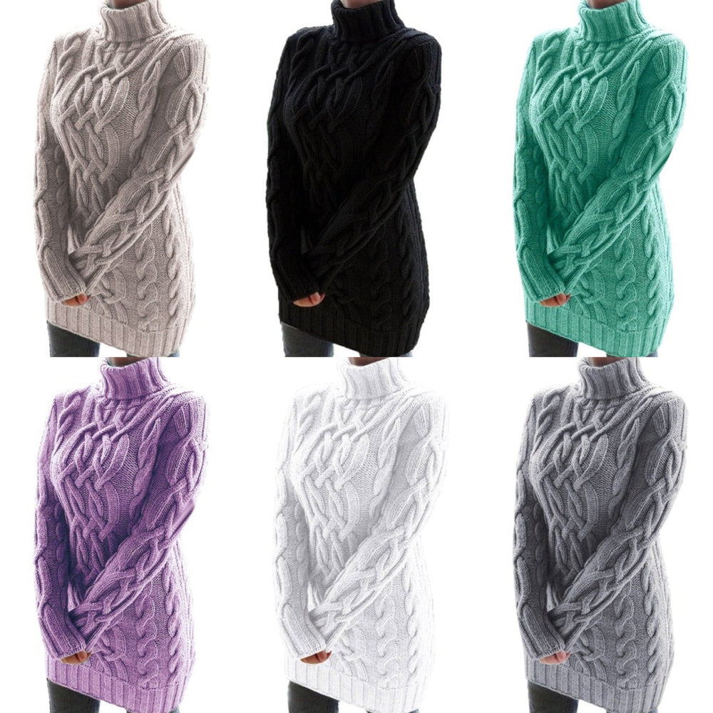 Rosalie | Women's Jumper Dress Knitted Long