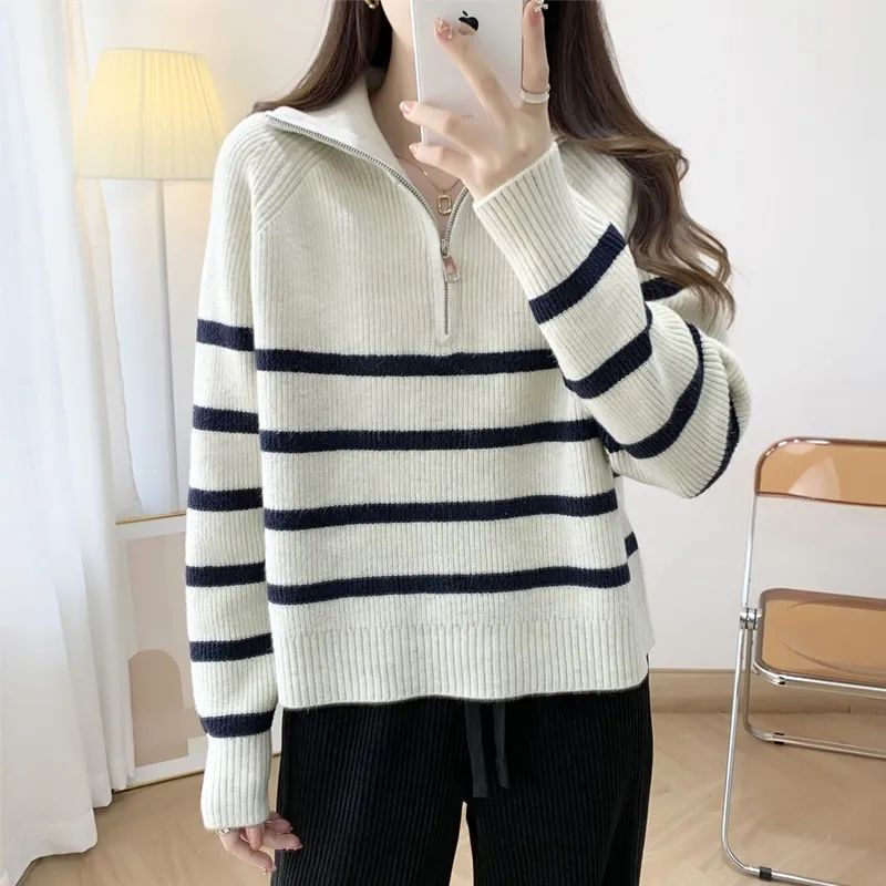 Rowena | Women's Half Zip Jumper Soft Knit