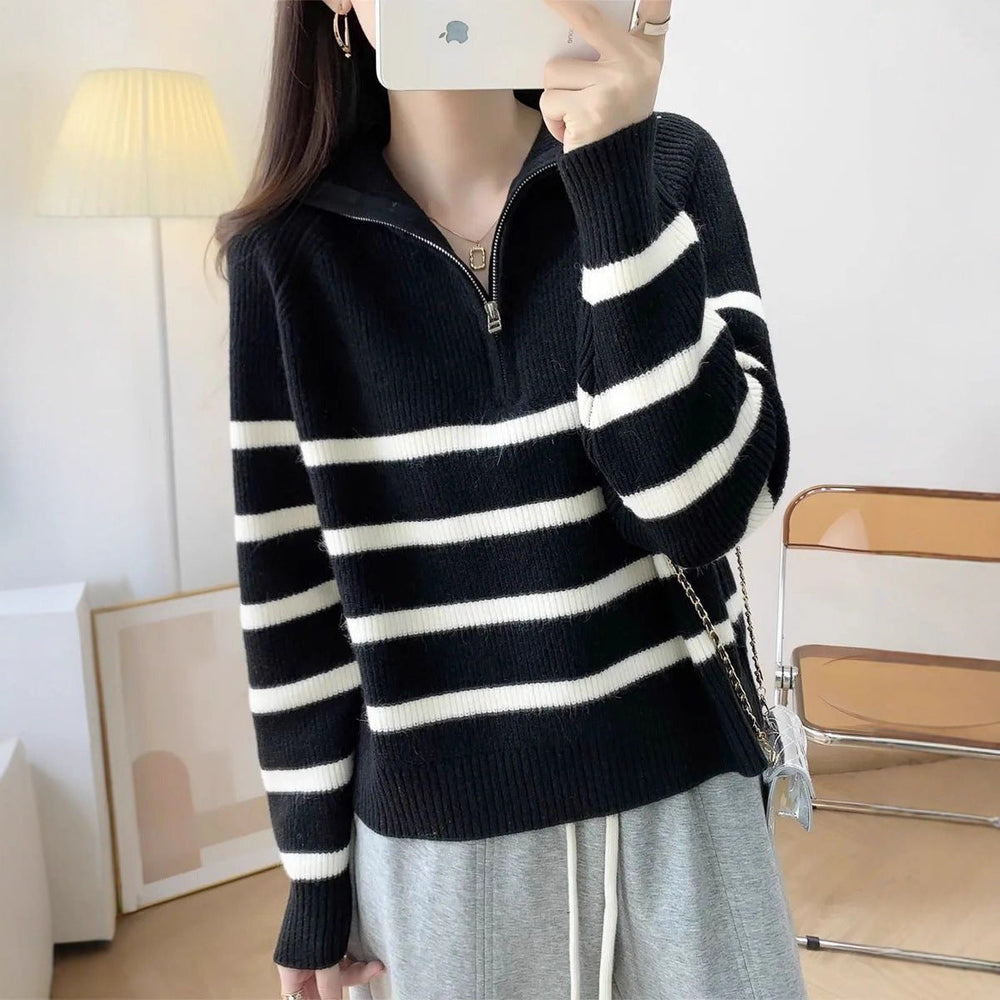 Rowena | Women's Half Zip Jumper Soft Knit