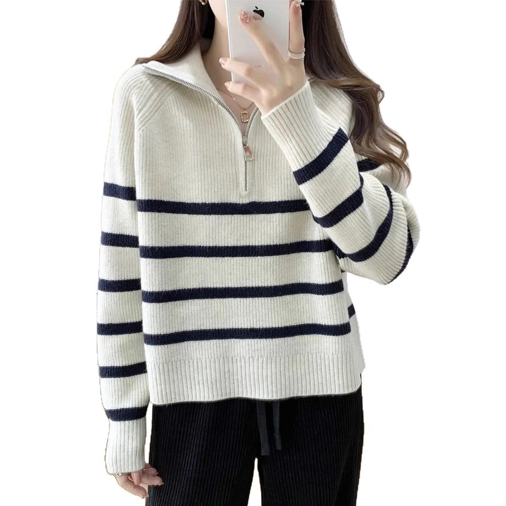 Rowena | Women's Half Zip Jumper Soft Knit