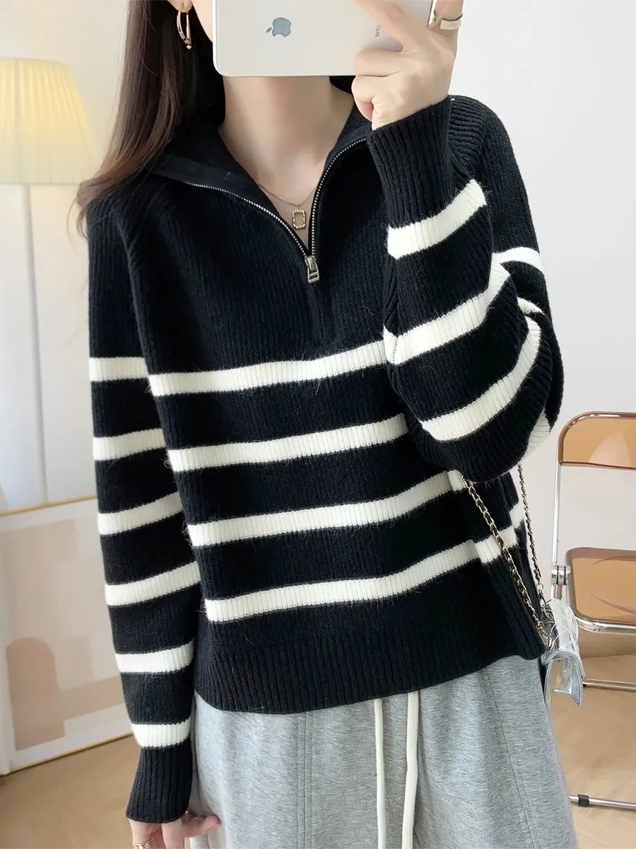 Rowena | Women's Half Zip Jumper Soft Knit