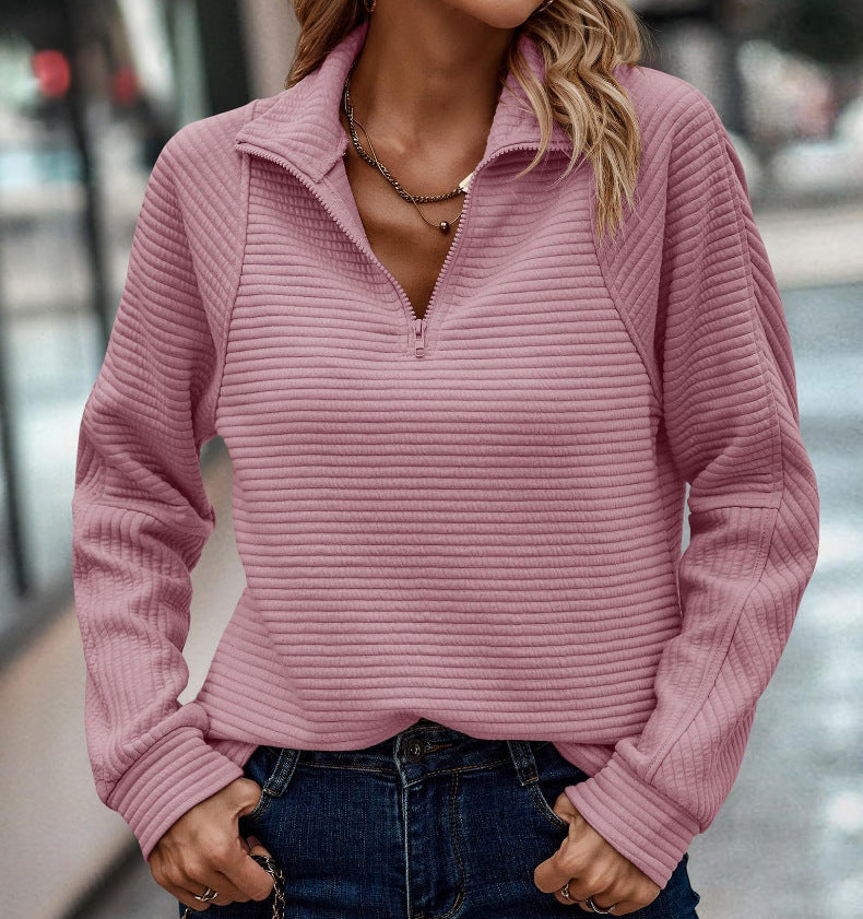 Roxane | Women's Funnel Neck Zip Up Jumper