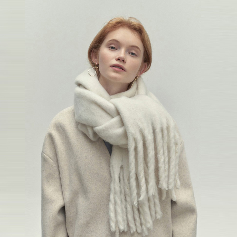 Solange | Women's Tassel Scarf Winter