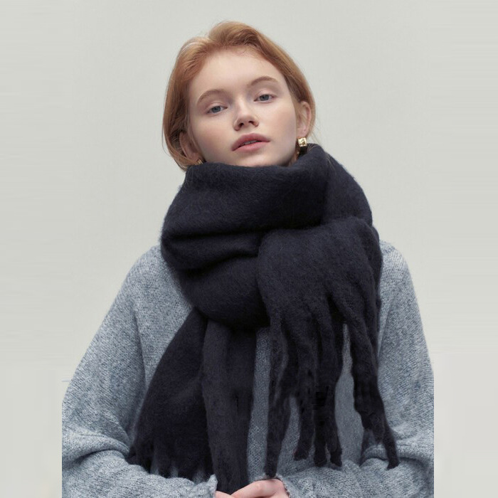 Solange | Women's Tassel Scarf Winter
