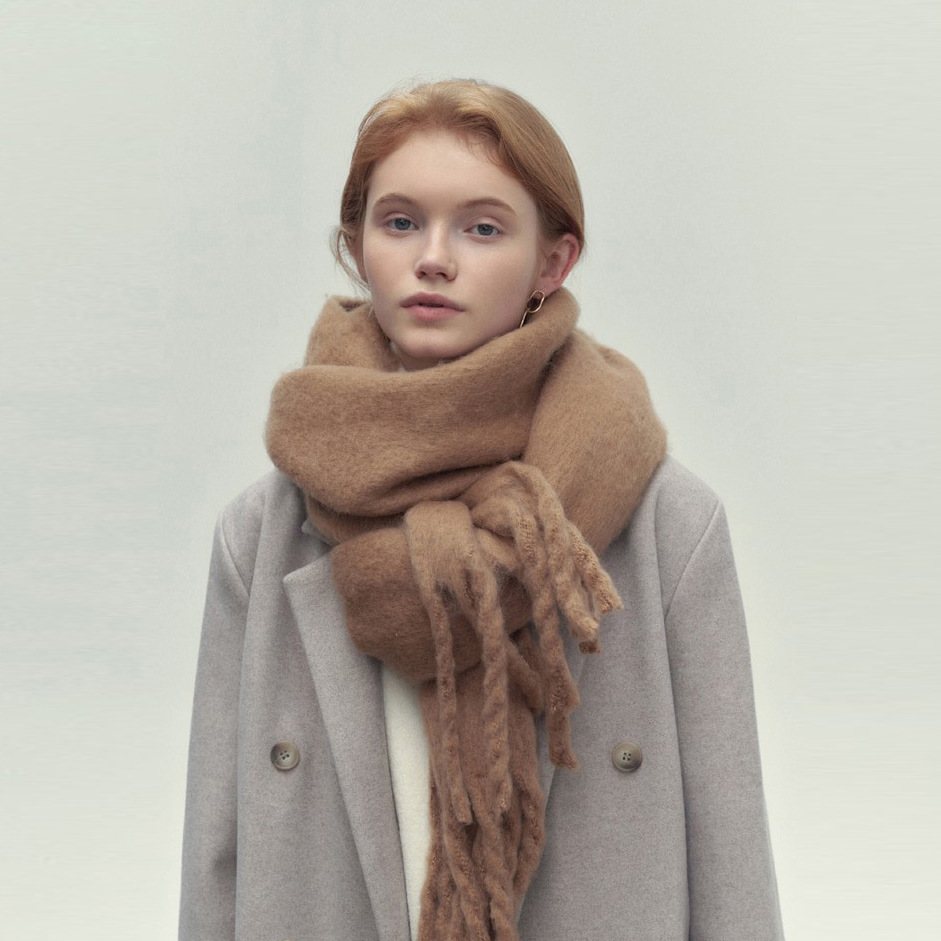 Solange | Women's Tassel Scarf Winter