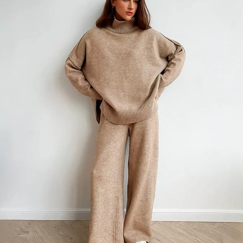Thomasin | Women's Knitted Lounge Set Loungewear